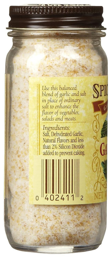 Spice Islands Garlic Salt, 3-Ounce Pack of 3, Premium Seasoning for Cooking and Grilling, Flavorful Blend for Savory Dishes
