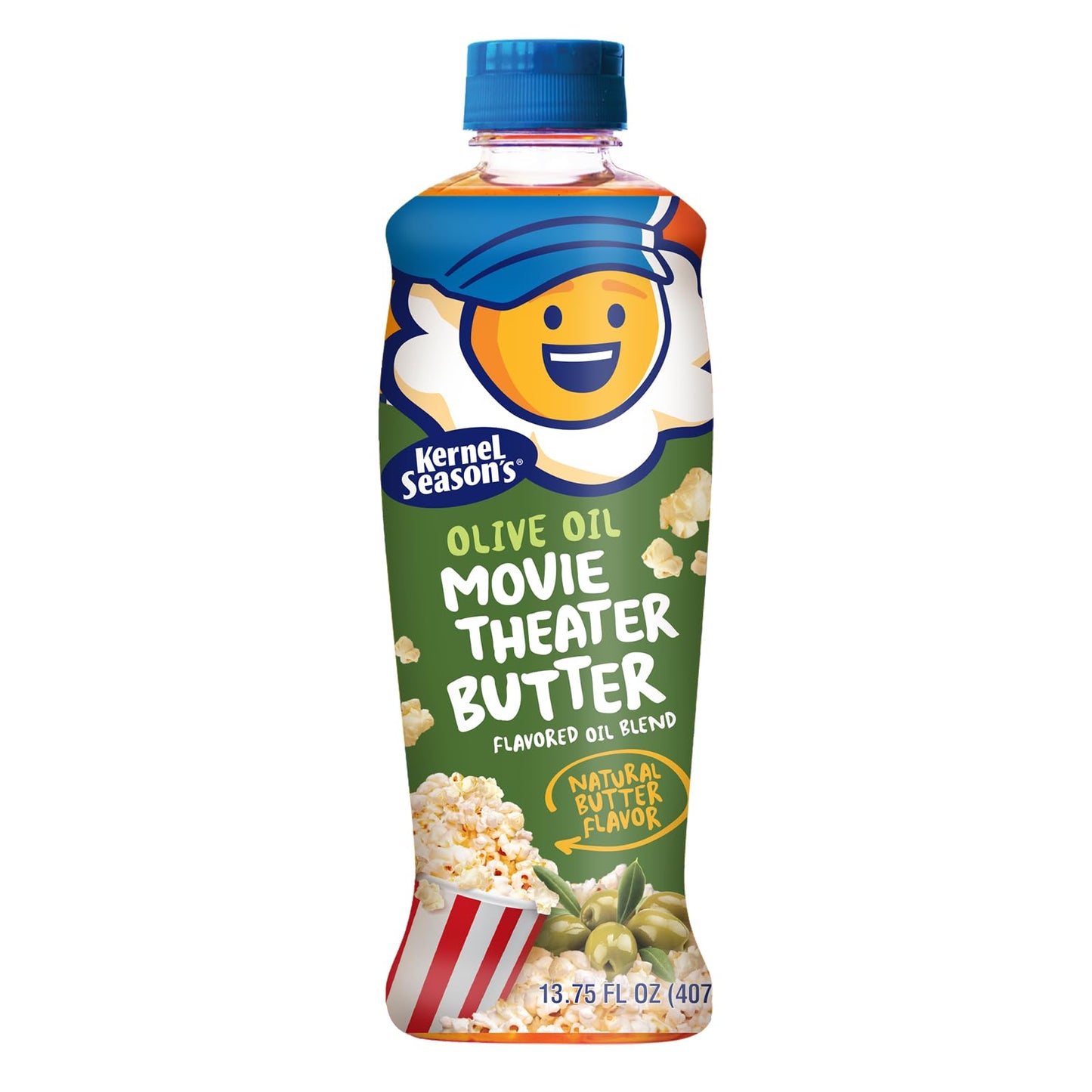Kernel Seasons Movie Theater Butter Olive Oil, Popcorn Oil, 13.75 Ounce