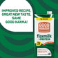Good Karma Unsweetened Flaxmilk +Protein, 32 Ounce (Pack of 6), 5g Plant Protein + 1200mg Omega-3 Per Serving, Plant-Based Non-D