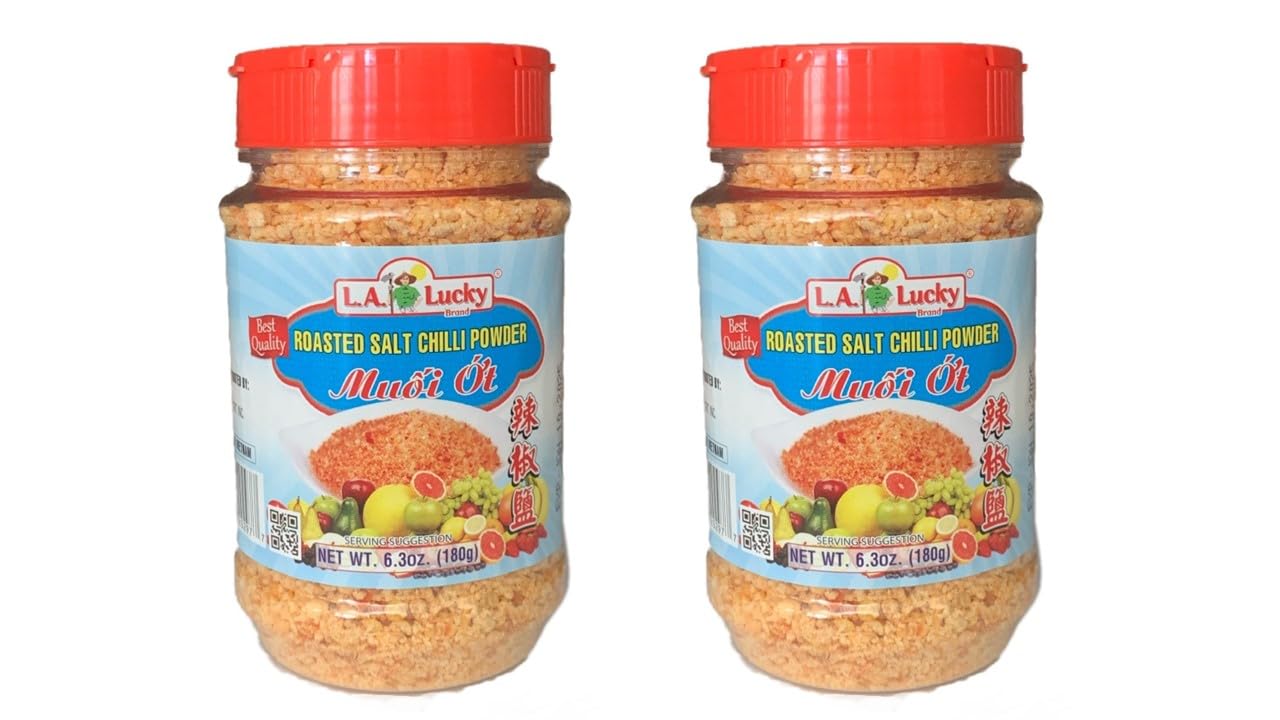 2 Packs - Roasted Salt Chili Powder - Muoi Ot - 6.3 Oz