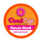 Donut Café - Coffee Gourmet Pods, Classic Blend, Medium Roast – Non-Gmo, Gluten Free – Compatible With Keurig K Cup Malt-Inspired – Smooth & Delicious – 80 Count