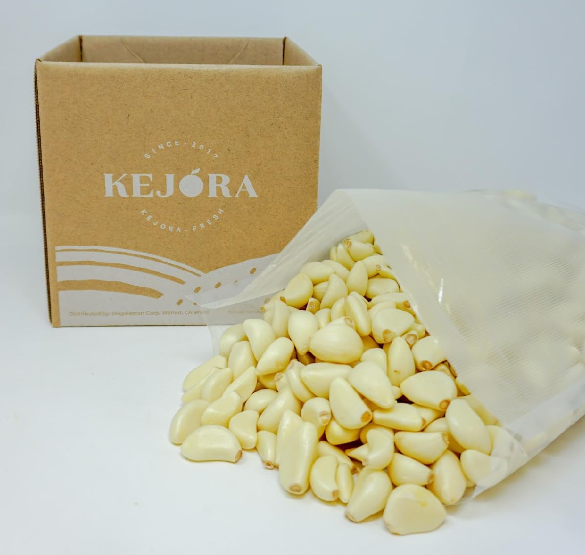 Kejora Premium Fresh Peeled Garlic Cloves 5 Pound (Pack Of 1)
