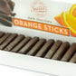Sweet Candy Company Dark Chocolate Orange Sticks - Gourmet Chocolate Covered Sticks, Chocolate Fruit Flavored Sticks, Gift Idea