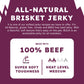 Bulk Beef Jerky - Brisket Jerky - Soft And Tender - All Natural - Beef Jerky Snack Packs - Perfect Beef Jerky Bulk Option For Pr