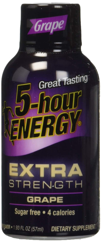 5-Hour Energy Grape Flavoured Energy Drink (Extra Strength, 2 Pack)