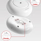 X-Sense Wi-Fi Water Leak Detector, Smart Water Sensor Alarm, Water Detector Alarm With 1700 Ft Transmission Range For Kitchens,