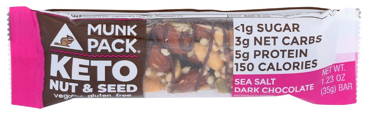 Munk Pack Bar Sea Salt Dark Chocolate 35 Gm