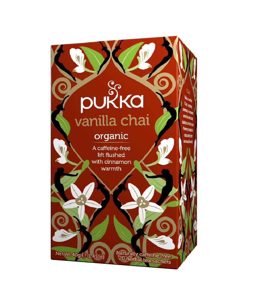 Pukka Organic Herbal Tea Vanilla Chai - 20 Count, Model 68162056