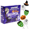 Halloween Lollipop Suckers,Pumpkin Candy Suckers,Spooky Candies,Lollipops Individually Wrapped,Great for Halloween Goody Bag Fil