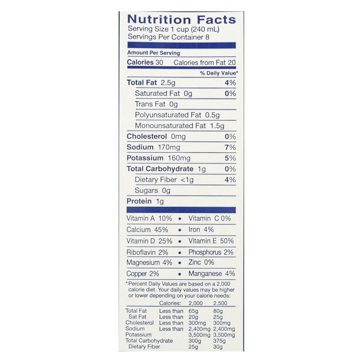 Almond Breeze - Almond Milk - Unsweetened Vanilla - Case Of 8 - 64 Fl Oz(D0102H5Kp18)