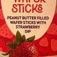 Members Mark Strawberry Peanut Butter & Jelly Wafer Sticks