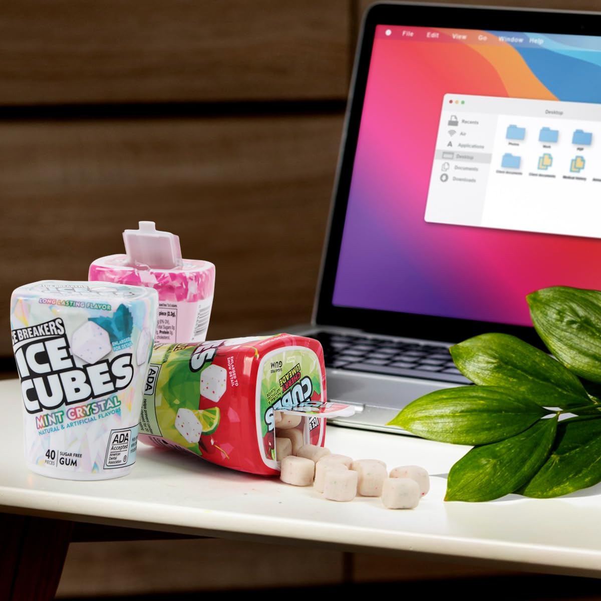 Icecubes Variety Pack - Sugar Free Refreshingly Cool Icecubes Gum Of Peppermint, Bubble Breeze, Spearmint, Cherry Limeade, Mint Crystal, And Fruit Punch Flavors, 6 Pack