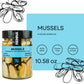 Renna Succulent Mussels in Sunflower Oil, 10.58 oz, Product of Italy