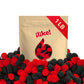 Berries Gummy Candy | 1-Pound Bag | Crunchy Raspberry And Blackberry Chews