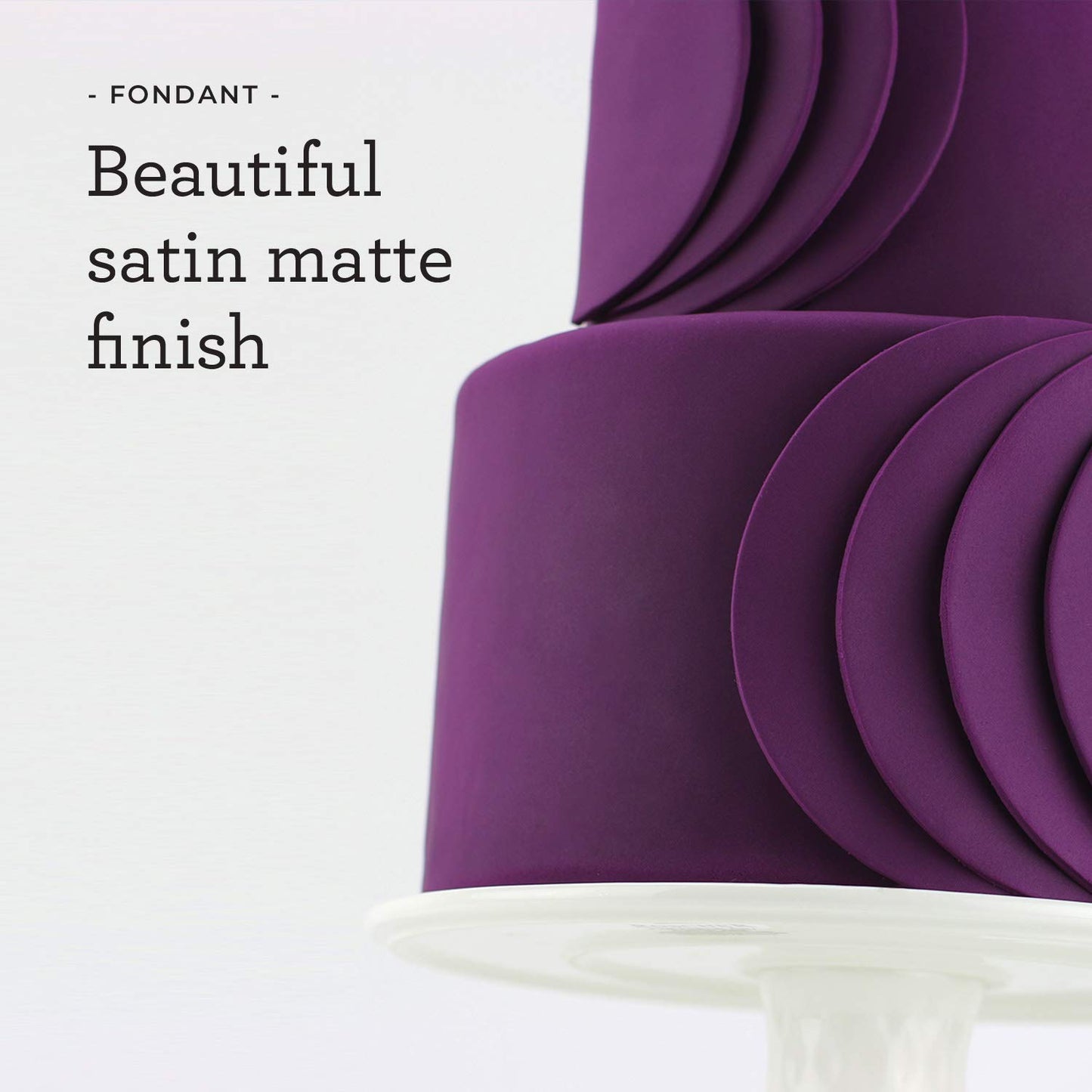 Satin Ice Fondant, Vanilla, 5 lbs, White, Model 19972, Plastic