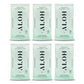 Alōh Peppermint Eucalyptus Sanitizing Hand Wipes - Clean Hands, Clear Mind On The Go Sanitizer For Kids And Adults - Travel Size 6 Packs Of 20Ct Wipes (120 Wipes)