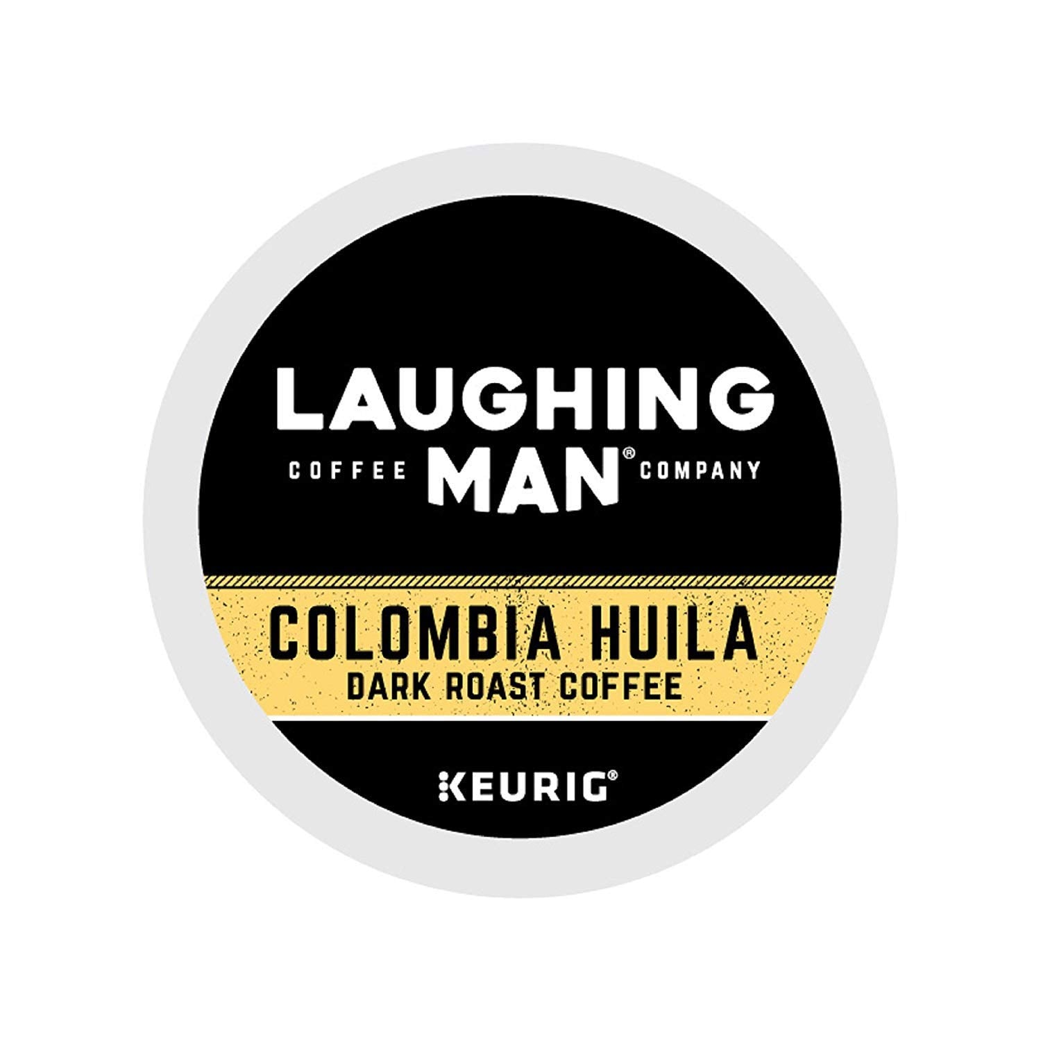 Laughing Man Colombia Huila Coffee K-Cups for Keurig, 16 Count, Single-Serve, Model SYNCHKG068930