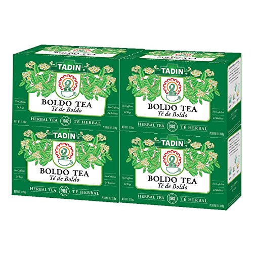 Tadin Boldo Tea, 24 Count (Pack Of 4)