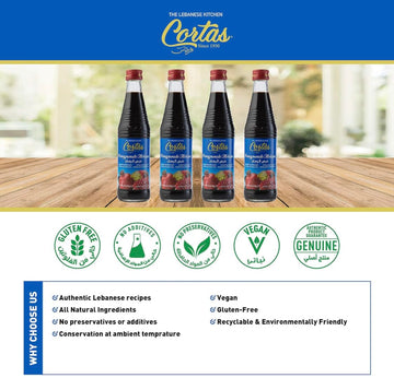 Cortas Pomegranate Molasses, 10 Fz