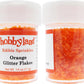 Hobbyland Edible Glittery Flakes (Orange Glitter Flakes, 1/4 oz)