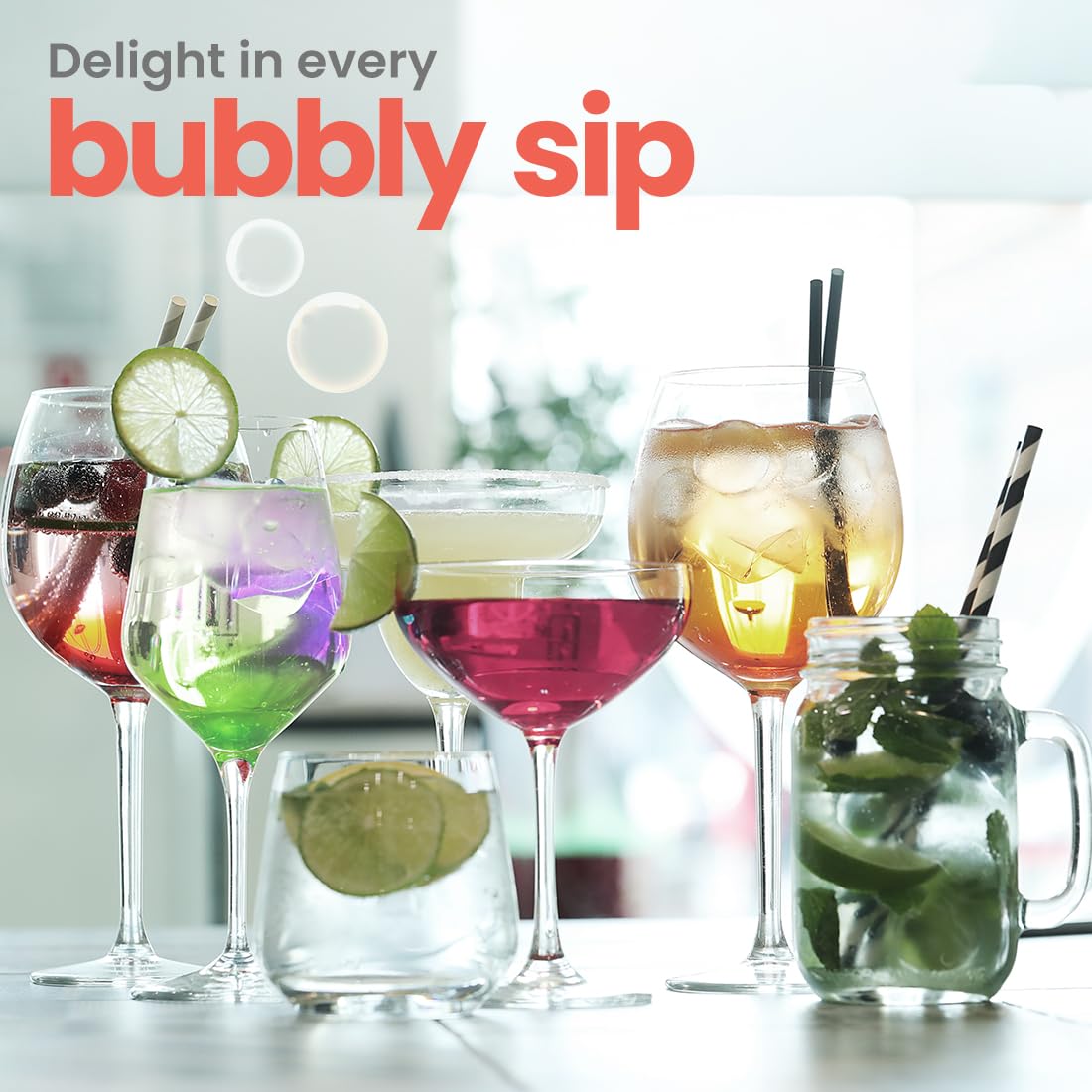 Mingle Sparkling Mocktails Variety Pack - Premium Non-  ic Cocktails, 12 FL OZ Cans, Pack of 24, 4 Flavors