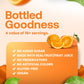 Dr. Smoothie 100% Crushed Orange Tangerine - No Added Sugar, Made With Real Fruits/Fruit Juice - Vegan, No Artificial Colors Or