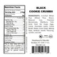 Bakerdale Black Cookie Crumbs Chocolate Dirt For Crust, Garnish, And Toppings, 20 Ounce Pouch