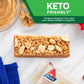 Atkins Peanut Butter Granola Protein Meal Bar, High Fiber, 16g Protein, 1g Sugar, 4g Net Carb, Meal Replacement, Keto Friendly,