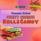 G-BOX Freeze Dried Fruity Crunch Rolls Candy, Medium Size, Air-tight Sealed Deli Container, TikTok Trend, Crunchy Strawberry Flavor