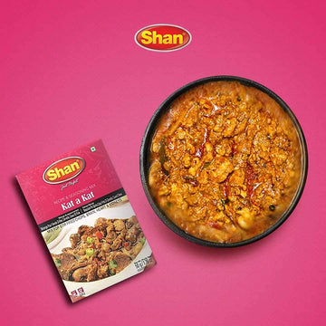 Shan Kat A Kat Recipe And Seasoning Mix 1.76 Oz (50G) - Spice Powder For Stir Fried Chops, Brain, Heart & Kidneys - Suitable For