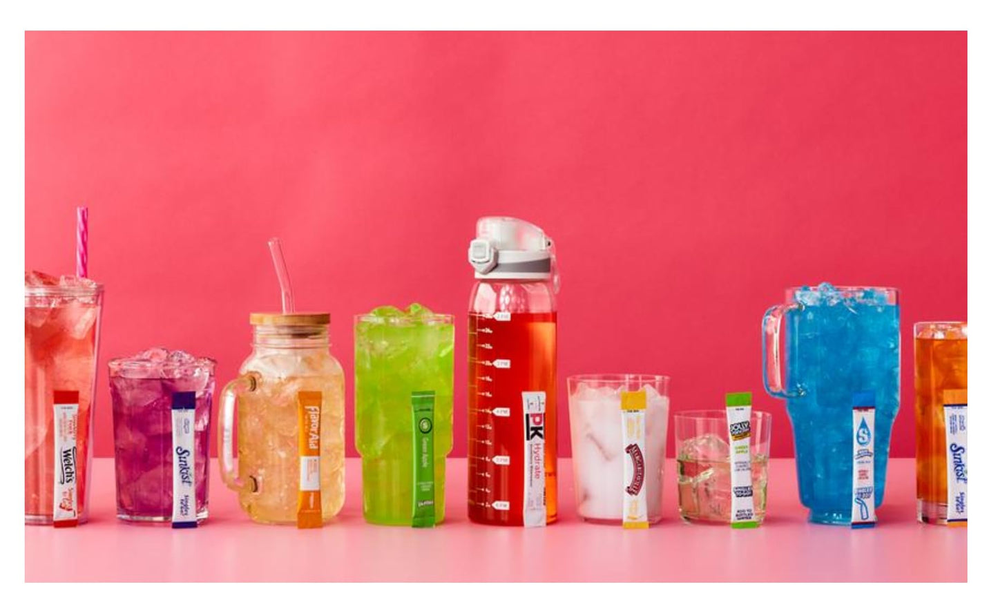SINGLES TO GO! Lifesavers Singles to Go Variety Pack - Cherry Watermelon, Pineapple Punch, Raspberry Lemonade - 0.63 oz (Pack of 3)