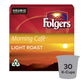 Folgers Morning Caf   K-Cup Coffee Pods 30 K-Cup Pods
