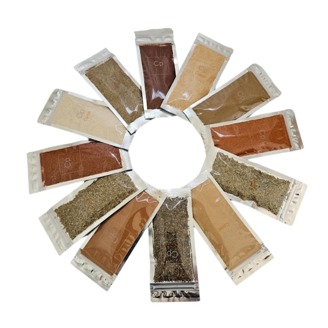 Organic Spice and Seasoning Basic Starter Set includes 12 Organic Spices: Cayenne | Cinnamon | Cumin | Garlic | Ginger | Italian