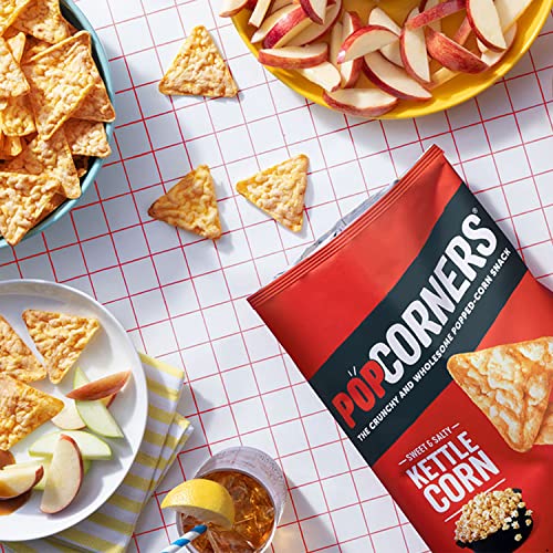 Popcorners Popped Corn Snacks Kettle Corn, 12 Oz