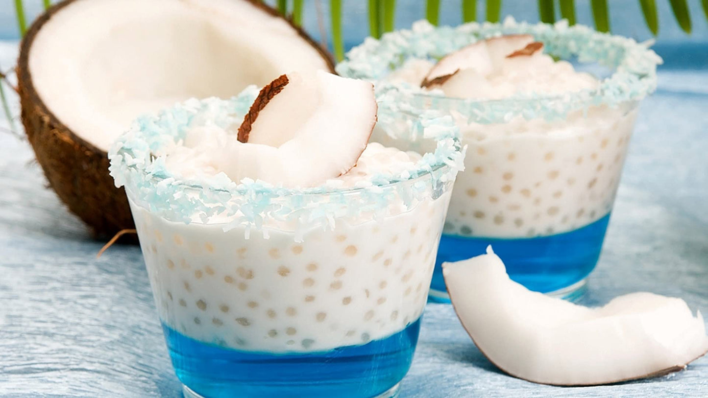Large Pearl Tapioca • 100% Tapioca • 100% Natural • Make Your Own Tapioca Pudding/Boba Bubble Tea • Vegan Kosher Sourced • Sugar Free • Non-Gmo • Gluten-Free!