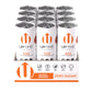 UPTIME Premium Energy Drink, Blood Orange, Zero Sugar, 12oz Bottles, 12 Pack, Natural Caffeine, Sparkling