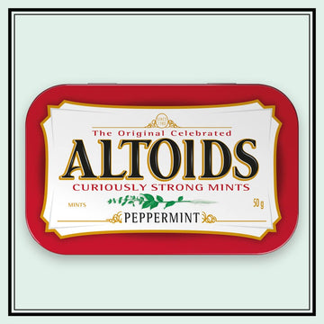 Altoids Classic Peppermint Breath Mints, 1.76 Ounce Pack of 12 - Refreshing Minty Flavor for Fresh Breath