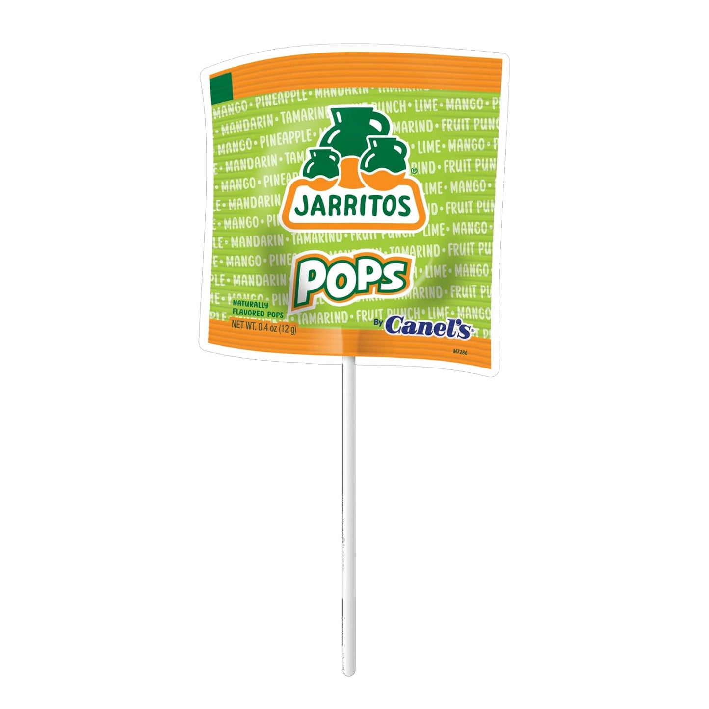 Deal Society Jarritos Lollipops - 2 Pack Bottle-Shaped Mexican Hard Candy, Natural Fruit Flavors, 7 x 10 x 2