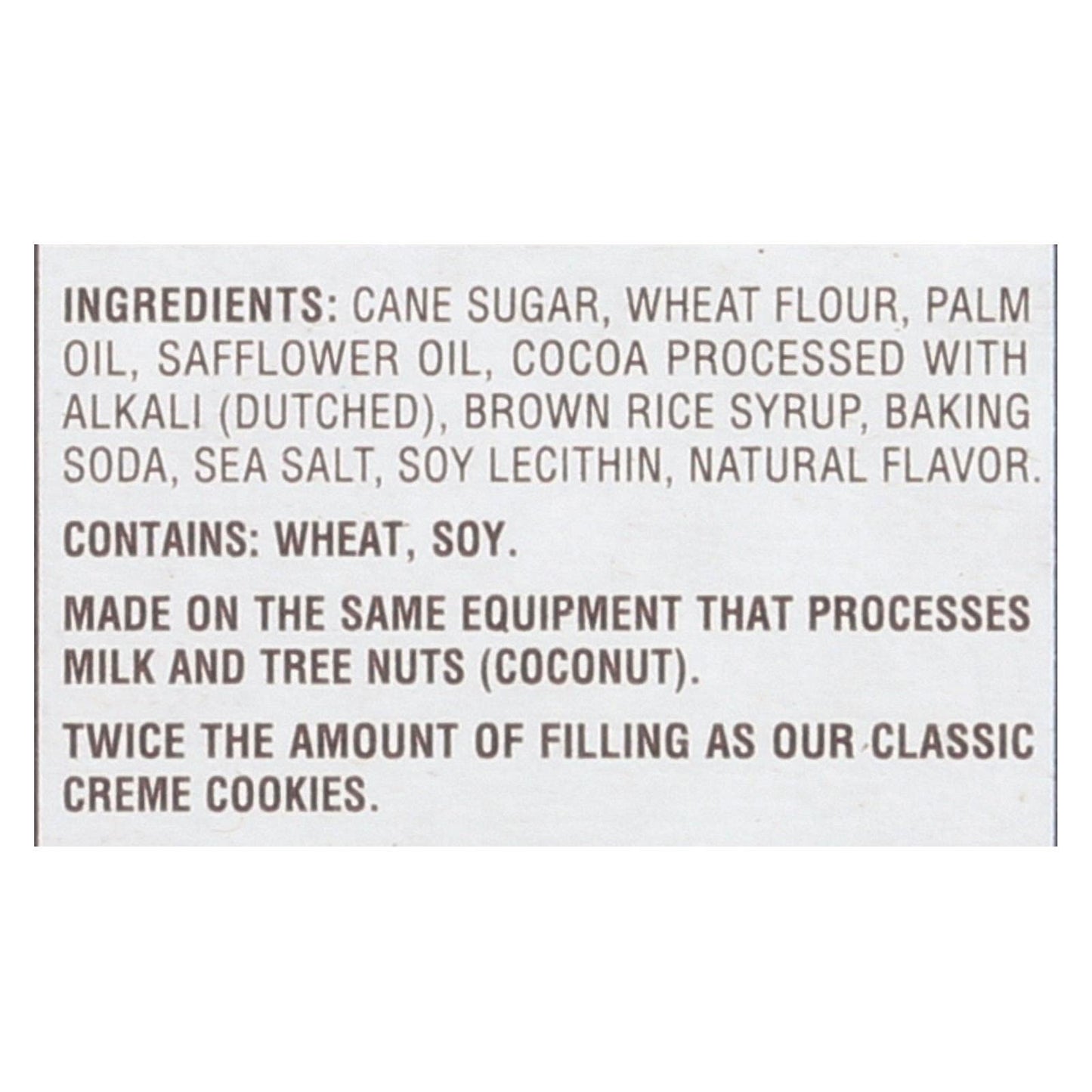 Back To Nature Cookies - Double Classic Creme - Case Of 6 - 10.7 Oz(D0102Hxxyva.)