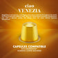 Caffè Borbone Ciao Venezia Aluminum Capsules Compatible With Nespresso Original Machines, Medium Roast, 100 Count