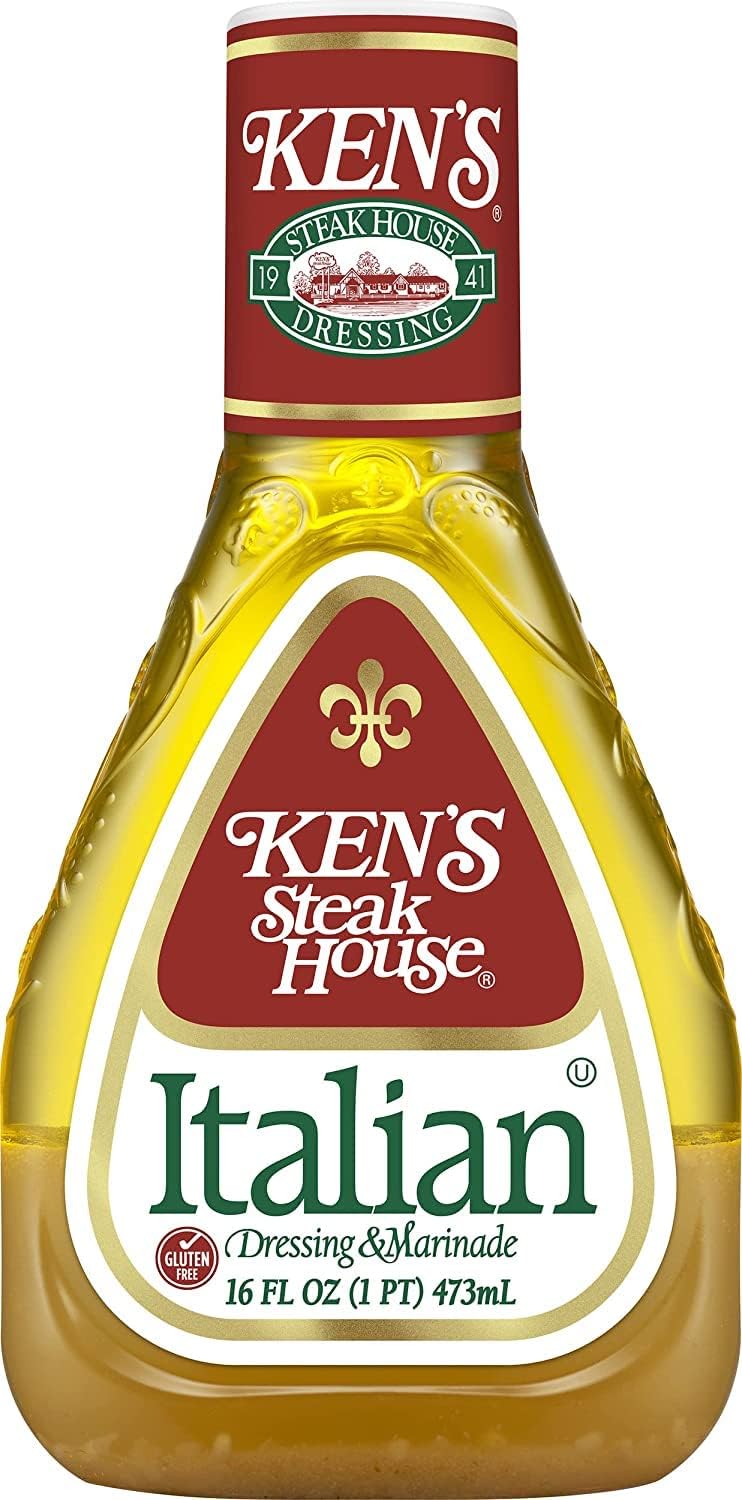 Kens Steak House Italian Dressing & Marinade, Sweet Baby Rays BBQ Sauce Variety Pack, 34.5 Fl Oz
