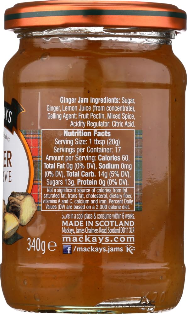 Mckay'S Preserve, Spice Ginger, 12-Ounce (Pack Of 6)