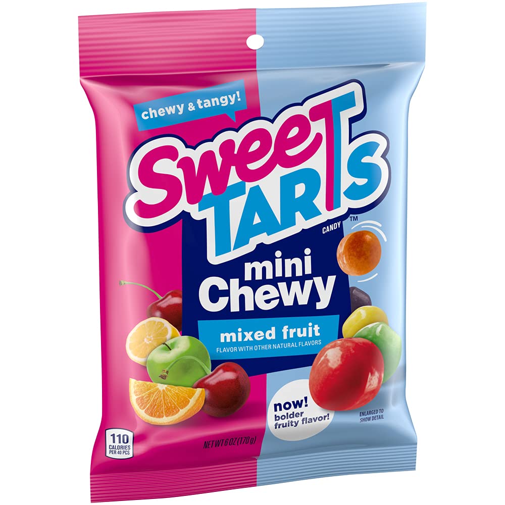 Sweetarts Mini Chewy Candy, 6 Ounce, Pack Of 12