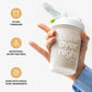 Oats Overnight Vegan Chocolate Chip Cookie Dough Breakfast Shake - 20g Protein, Gluten Free, 8 Pack + BlenderBottle