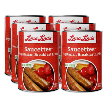 Loma Linda - Plant-Based Meats (Saucettes® (15 Oz.), 6 Pack)