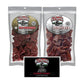 LYZAS SWEETS & TREATS Beef Jerky Gift Set, Old Fashioned & Peppered, 2 x 5 oz. Bags, Traditional Style, Bonus Magnet