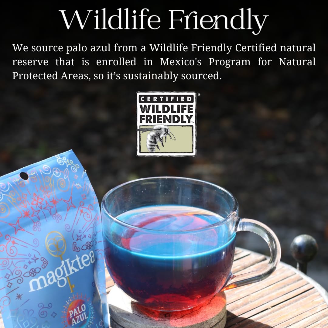 Magiktea Palo Azul Tea Bags, 15 Plant-Based, USDA Organic, Caffeine-Free, One Size