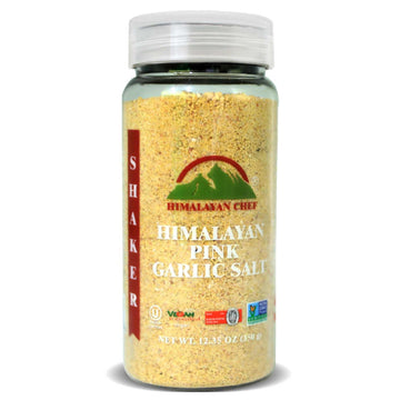 Himalayan Chef Garlic Salt, Plastic Shaker, 12.35 Oz