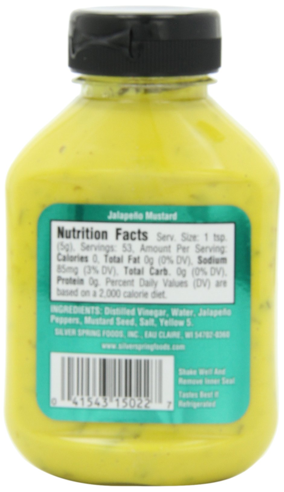 Silver Springs Mustard, Jalapeno, 9.5 Oz