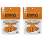 EMMY Coconut Cookies - Peanut Butter, Gluten-Free, Vegan, Paleo-Friendly, 6 oz (Pack of 2), Natural